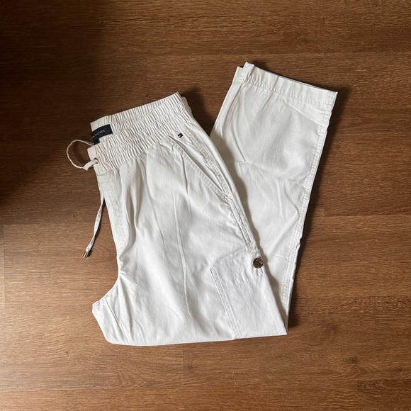 Tommy Hilfiger Pants - Tommy Hilfiger White Cargo Trousers